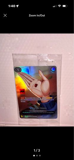 Sealed Anime Expo 2026 Azuki TCG The Red Bean AZK01-009 Exclusive Foil Spell