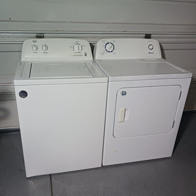 Roper Washer By Whirlpool Corporation And Amana Gas Dryer By Whirlpool Corporation