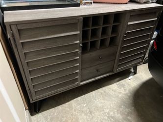 Farmhouse Style Bar Cabinet
