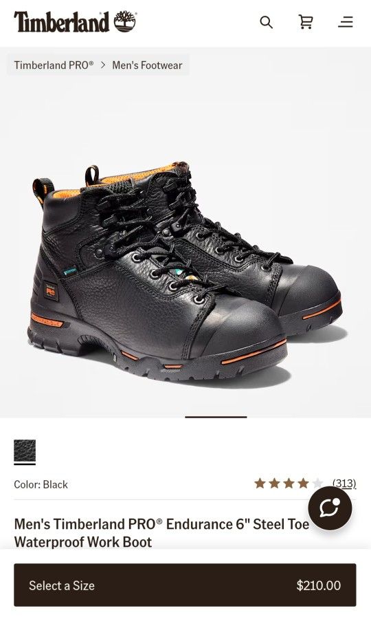 Work Boots Timberland Pro Size 12