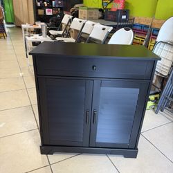 SHOE CABINET WITH DRAWER 4-TIER SHOE STORAGE CABINET