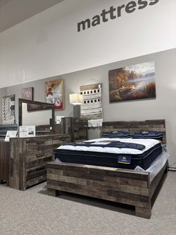 OM• $38 Initial • Brand New Bedroom Set, Bed frame, Dresser, Nightstand, Chest
