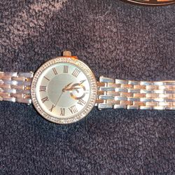 Rose gold and Silver Watch *Like New*