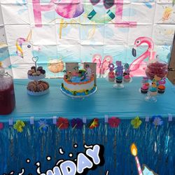 pool party birthday decorations 