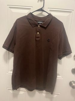 Express Men's Brown Polo Shirt