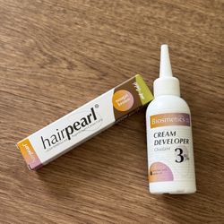 Hairpearl eyebrow dye (PPD FREE) + cream developer 3% 