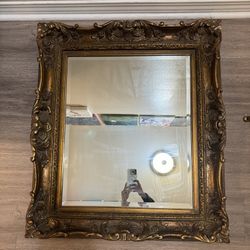 Antique Mirror 28x32x3.5”