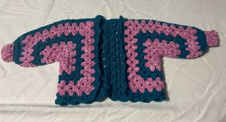 6-12 months handmade crochet baby sweater