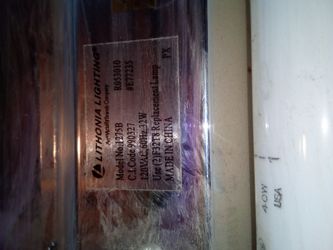 48 inch black steel work light