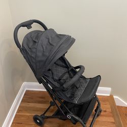 Lightweight Stroller with Pull Rod Umbrella Stroller One-Hand Fold Design Baby Infant Travel Stroller