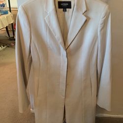 COAT, off white Express size 7/8