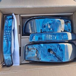 99-06 GMC Sierra | 00-06 GMC Yukon/Yukon XL Headlights Faros Calaveras Micas Luces