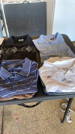 Men’s short sleeved shirts and shorts