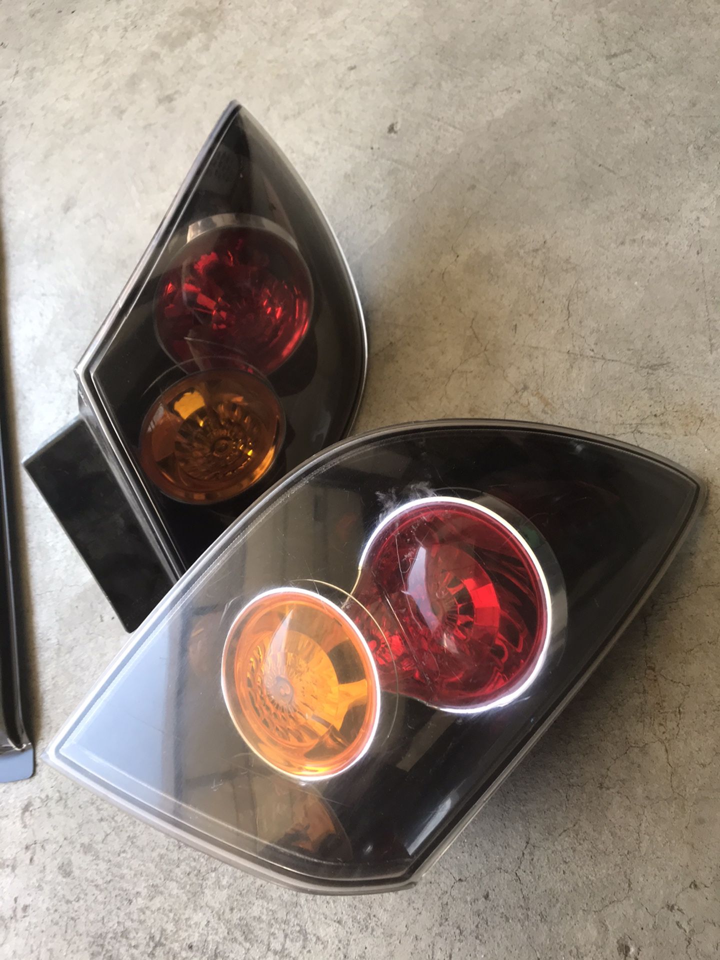 Mazda 3 hatchback rear lights