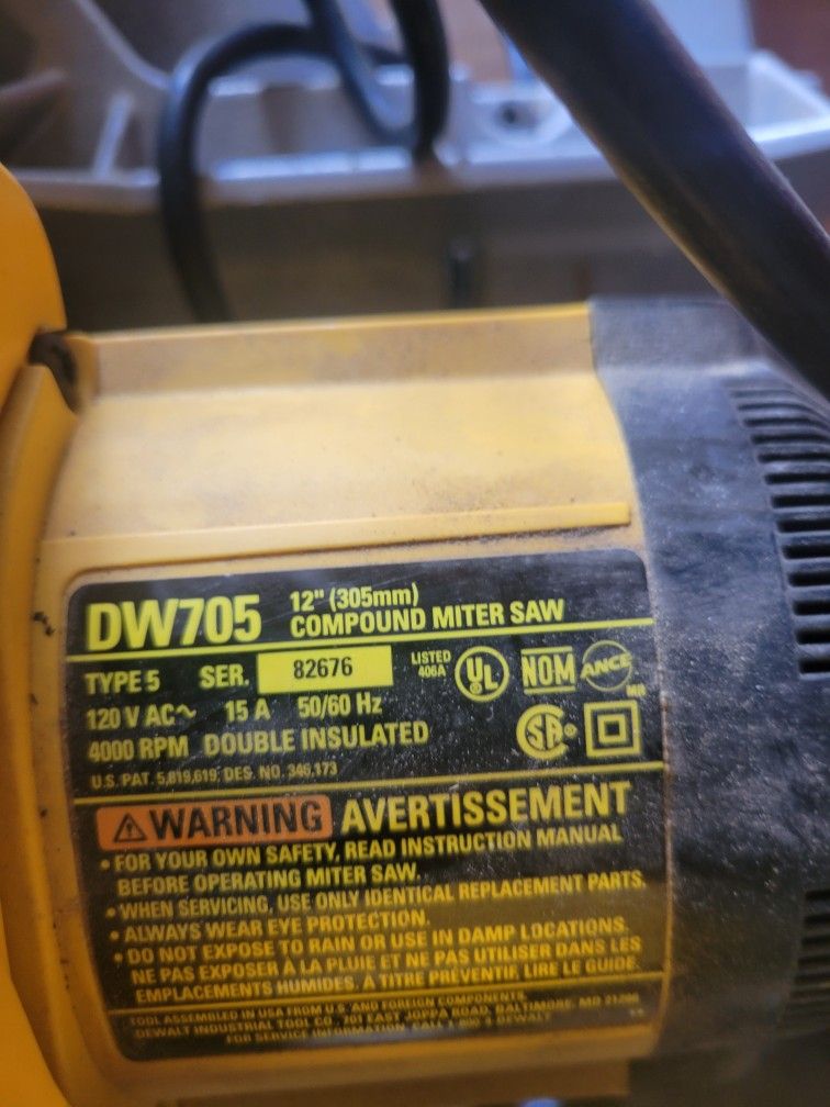 Dewalt Miter Saw 