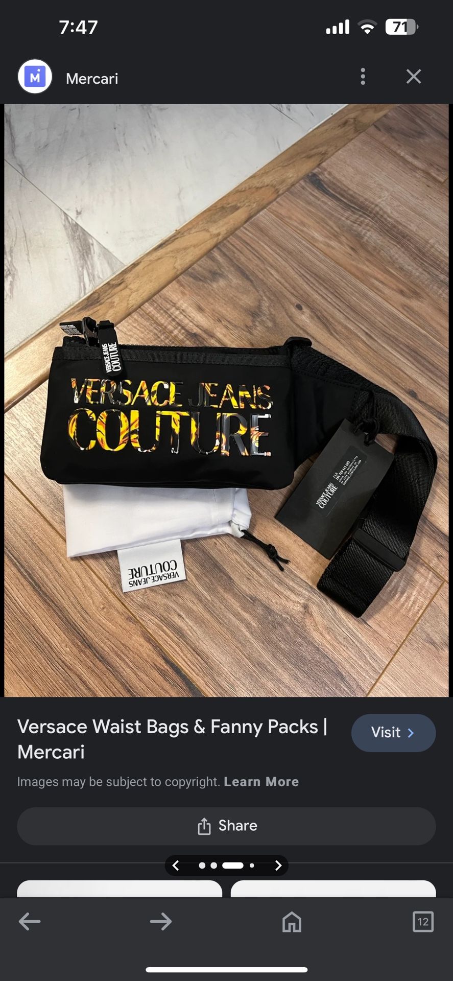Versace Jeans Couture Belt Bag