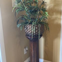 Fake Plant  Decoration With Base