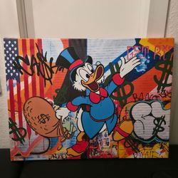 Scrooge-Secure the bag canvas