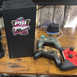 Xbox Series X with 3 Controllers And Headset