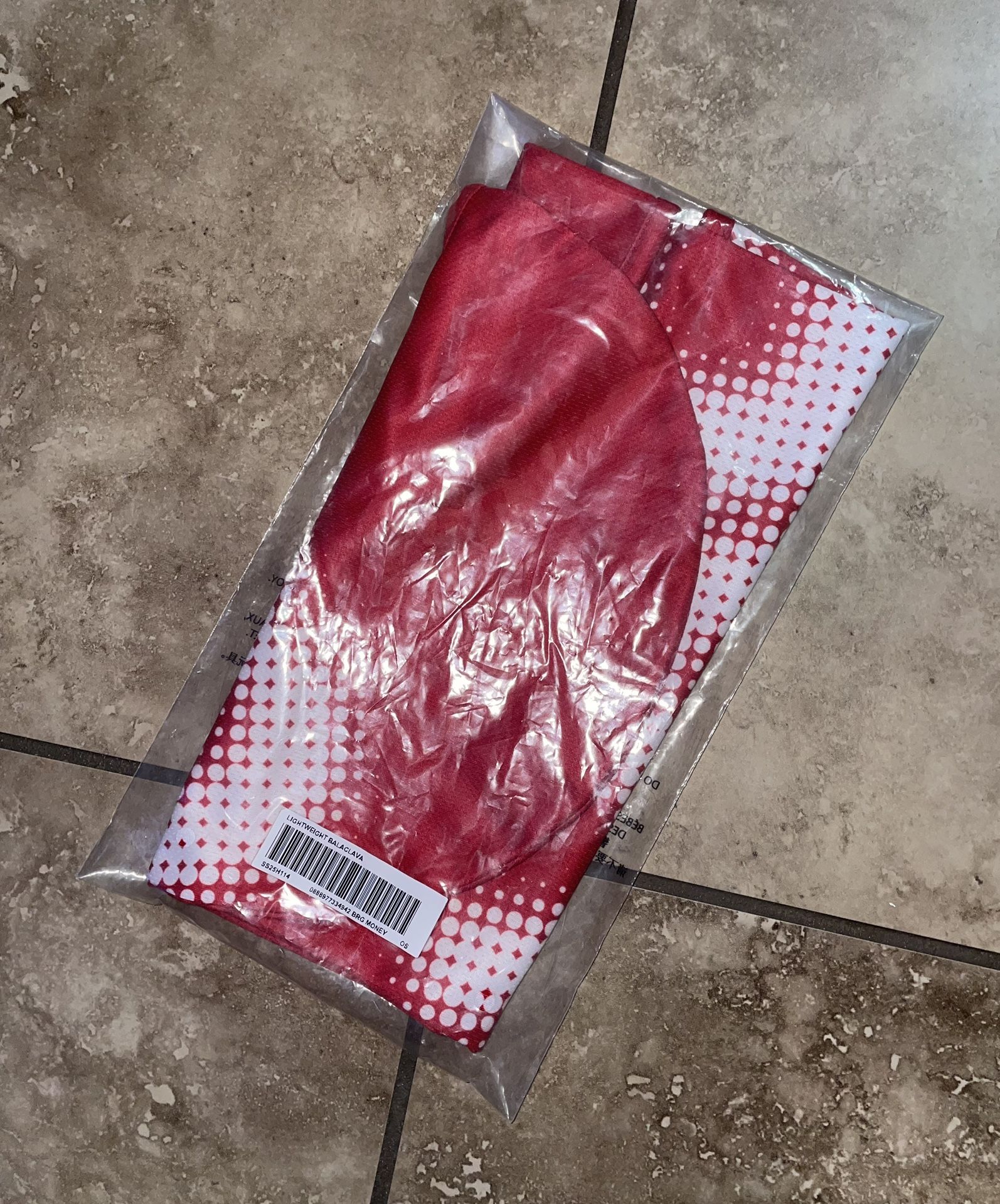 Supreme Halftone Lightweight Balaclava Red SS24 Brand New