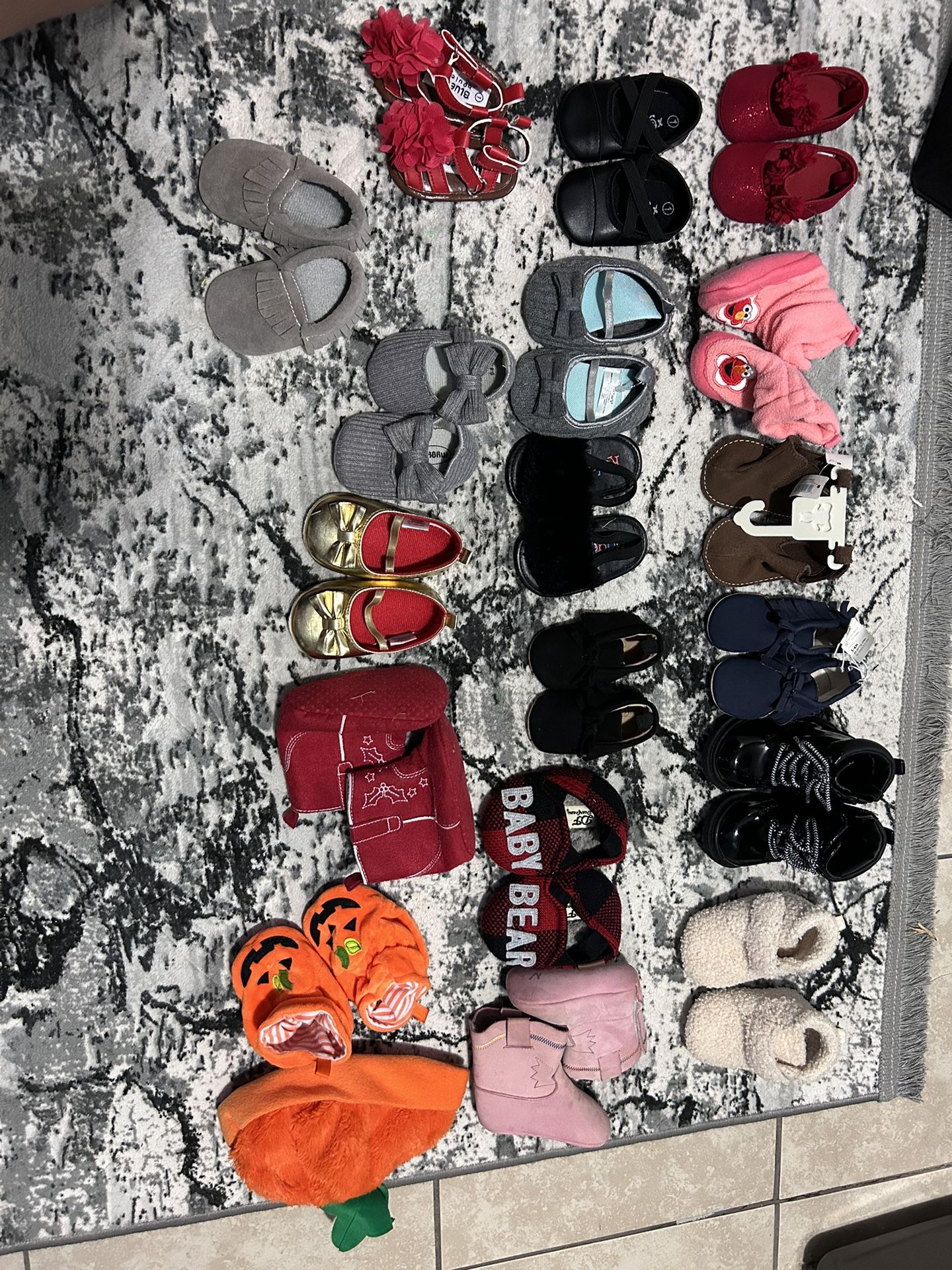 Baby Girl Shoes Lot
