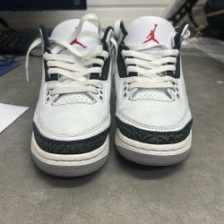 Jordan Retro 3 Cement Grey Size 6.5y