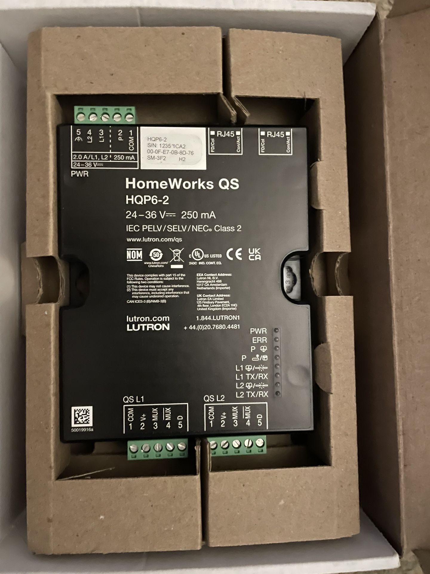 Lutron Homeworks QS Processor