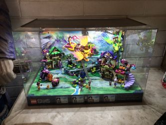 Lighted LEGO 4 sets elves LEGO display