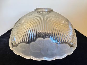 BIG Vintage Glass Shade