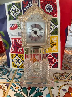 Crystal Legends Miniature Grandfather Clock