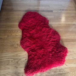Vibrant Rug Shag Red 