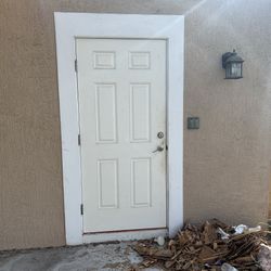 outside Steel Doors In Good Condition 