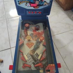 SUPERMAN "SAVING THE WORLD" DELUXE EDITION "EXTREMELY RARE" MINI PINBALL MACHINE