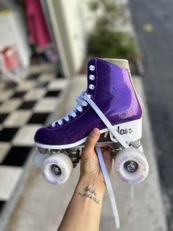 GLAM - DISCO GLITTER QUAD ROLLER SKATES 6