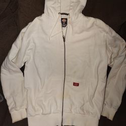 MENS NEW WHITE DICKIES HOODIE