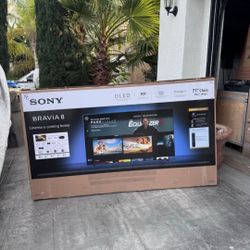 77” Sony bravía 8 4k oled hdr tv