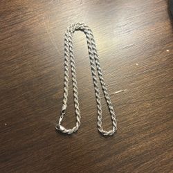 Silver Rope Chain