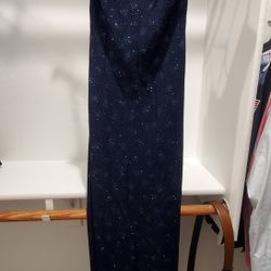 NAVY BLUE SPARKLY DRESS 