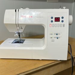 Singer, precision, sewing machine 