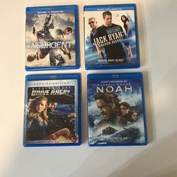 Blu Rays 4 For $5