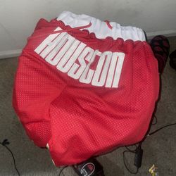 Just Don Houston Rockets Basketball Shorts