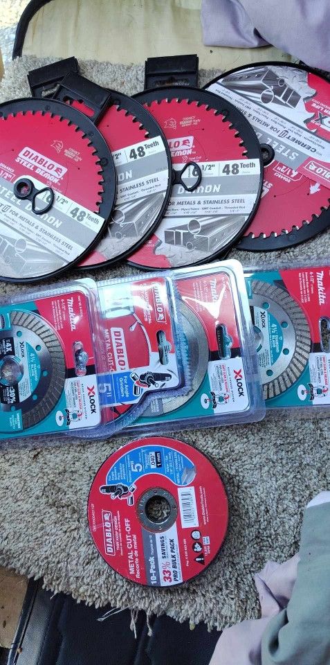 Diablo& Milwaukee Multi Tool Blades & Grinder Blades