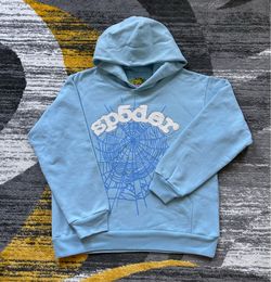 Sky Blue Sp5der Hoodie