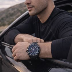 Invicta Specialty 6411 Men’s Watch Black Stainless Steel + Box