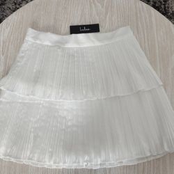 Lulus - White Skirt, Size M