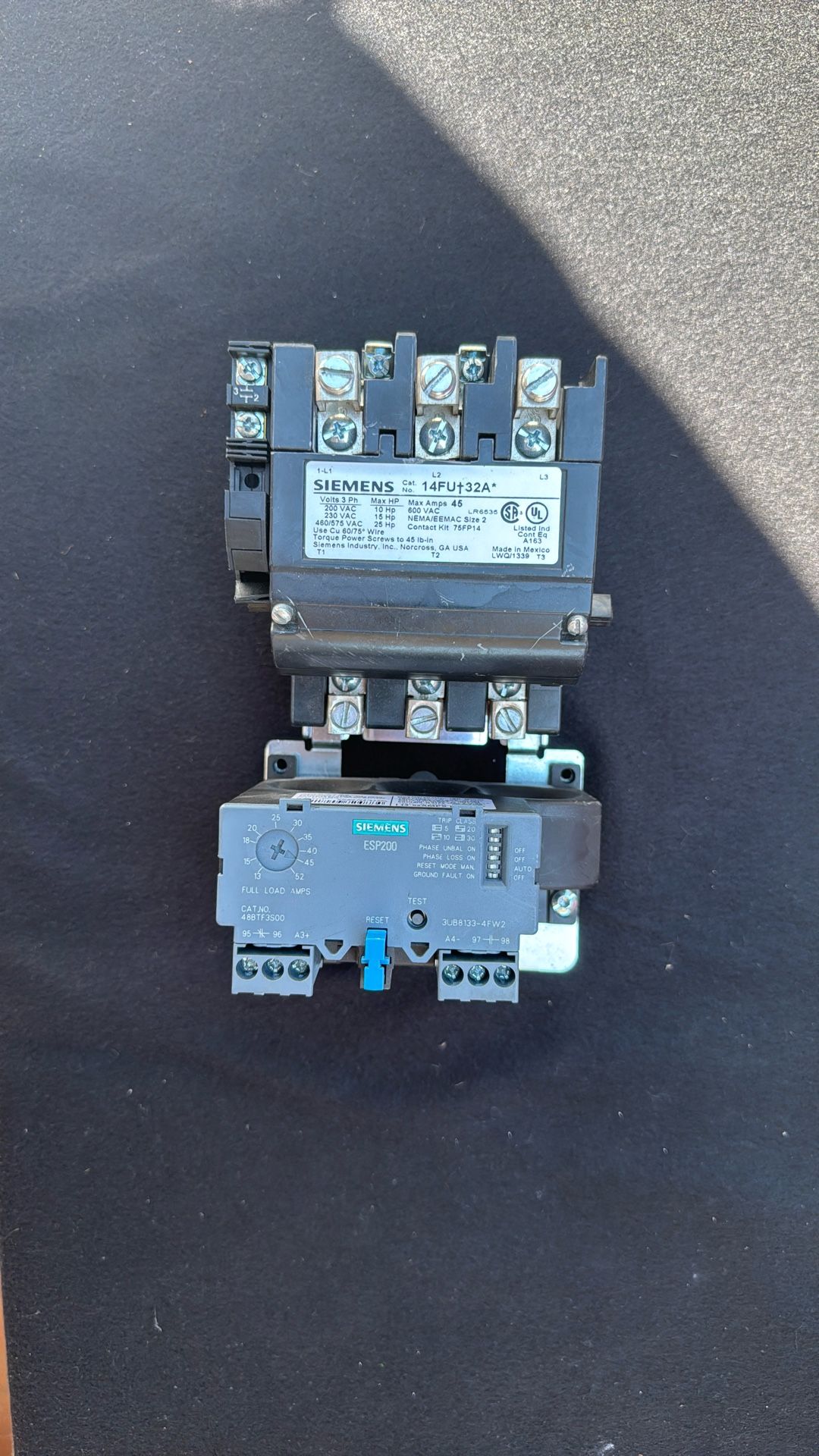 Siemens 14FU+32A and ESP200