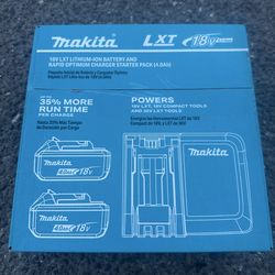 Makita battery and charger