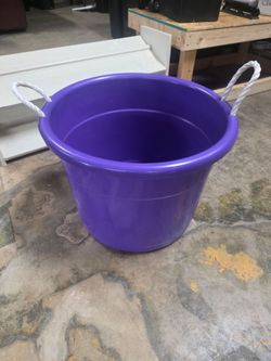 XL purple plastic bucket, just $10