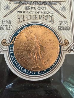 1947 Centenario Mexican 50 Pesos Gold Coin