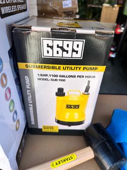 6699 Submersible Utility Pump SUB 1100
